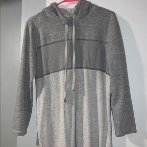 Grey Hooded Sweatshirt